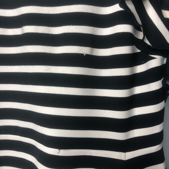 Black & Cream Striped Dress - Picture 5 of 8